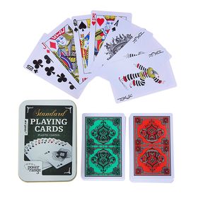 Карты игральные пластиковые "Poker range", 54 шт, 28 мкр, 8.8 х 5.8 см, микс