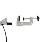 Светильник настольный на струбцине ДЕЛЬТА с АПП (2G7, КЛЛ, 11 Вт, 220 В) Серебро-сиреневый - фото 2307506