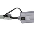 Светильник настольный на струбцине ДЕЛЬТА с АПП (2G7, КЛЛ, 11 Вт, 220 В) Серебро-сиреневый - фото 2307507