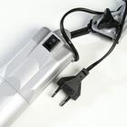 Светильник настольный на струбцине ДЕЛЬТА с АПП (2G7, КЛЛ, 11 Вт, 220 В) Серебро - фото 2307517