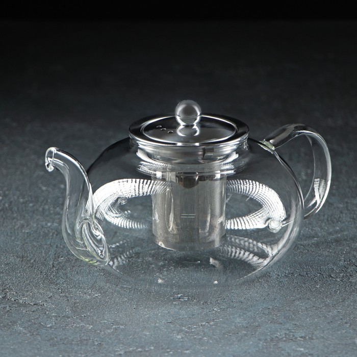 Чайник заварочный «Калиопа», 1 л, с металлическим ситом