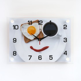 Часы настенные, серия: Кухня, "Завтрак", 25х35  см, без выбора вариантов товара
