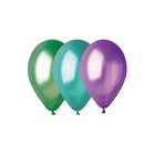 Шар латексный 10", металл, набор 100 шт., цвета МИКС 1327997