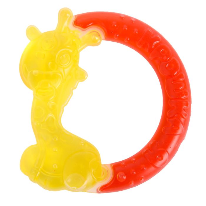 Прорезыватель охлаждающий «Жирафик» для зубов и дёсен, от 3 мес., цвета МИКС