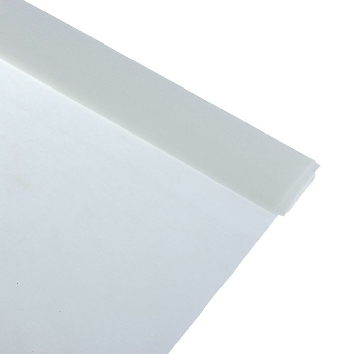 Бумага крепированная 50*250см, 32 г/м2, белая, в рулоне