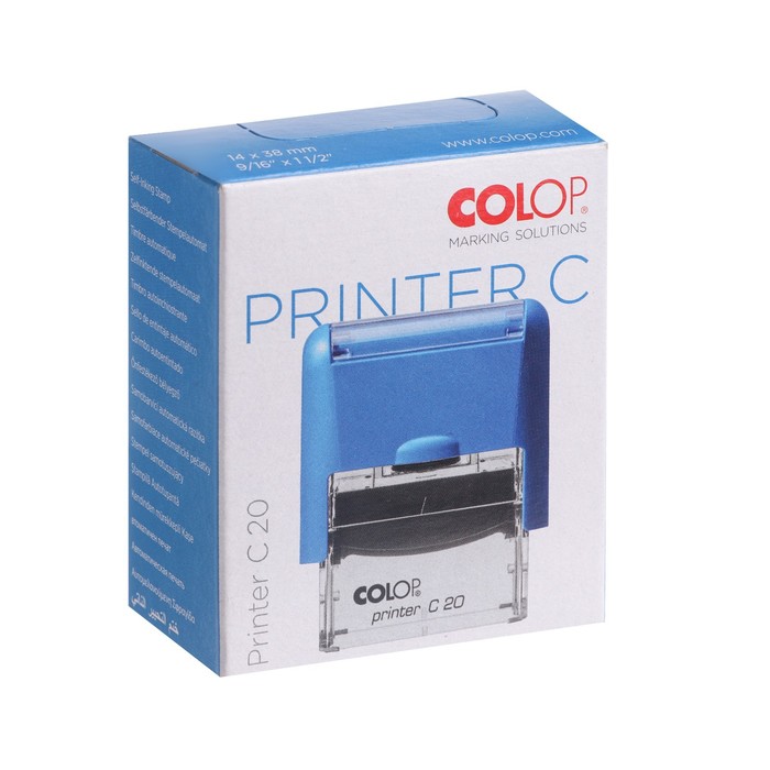 Оснастка автоматическая для штампа Colop Printer 20C, 38 х 14 мм, красная