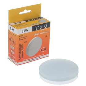 {{productViewItem.photos[photoViewList.activeNavIndex].Alt || productViewItem.photos[photoViewList.activeNavIndex].Description || 'Лампа светодиодная Ecola, 8 Вт, GX53, 4200 K, 27x75 мм, матовое стекло'}}