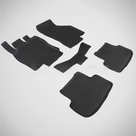 Комплект резиновых ковриков Volkswagen Golf VII 2012- с высоким бортом 1347064
