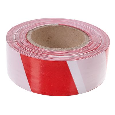 The fencing tape, red-white, 5 cm wide, 200 m