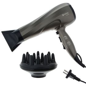 Фен для волос Vitek VT-2298, 2400 Вт, 2 скорости, 4 темп. режима, диффузор, ионизация