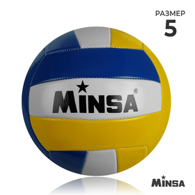 Мяч волейбольный MINSA, размер 5, 270 г,18 панелей, машинная сшивка в Донецке