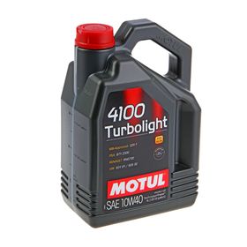 Моторное масло MOTUL 4100 Turbolight 10W-40 А3/В4, 4 л 100355