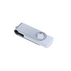 Флешка USB2.0, 8 Гб, под УФ-печать/лазерную гравировку/тампопечать, белая