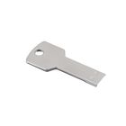 Флешка USB2.0, 8 Гб, "ключ", под УФ-печать/лазерную гравировку/тампопечать, серебристая