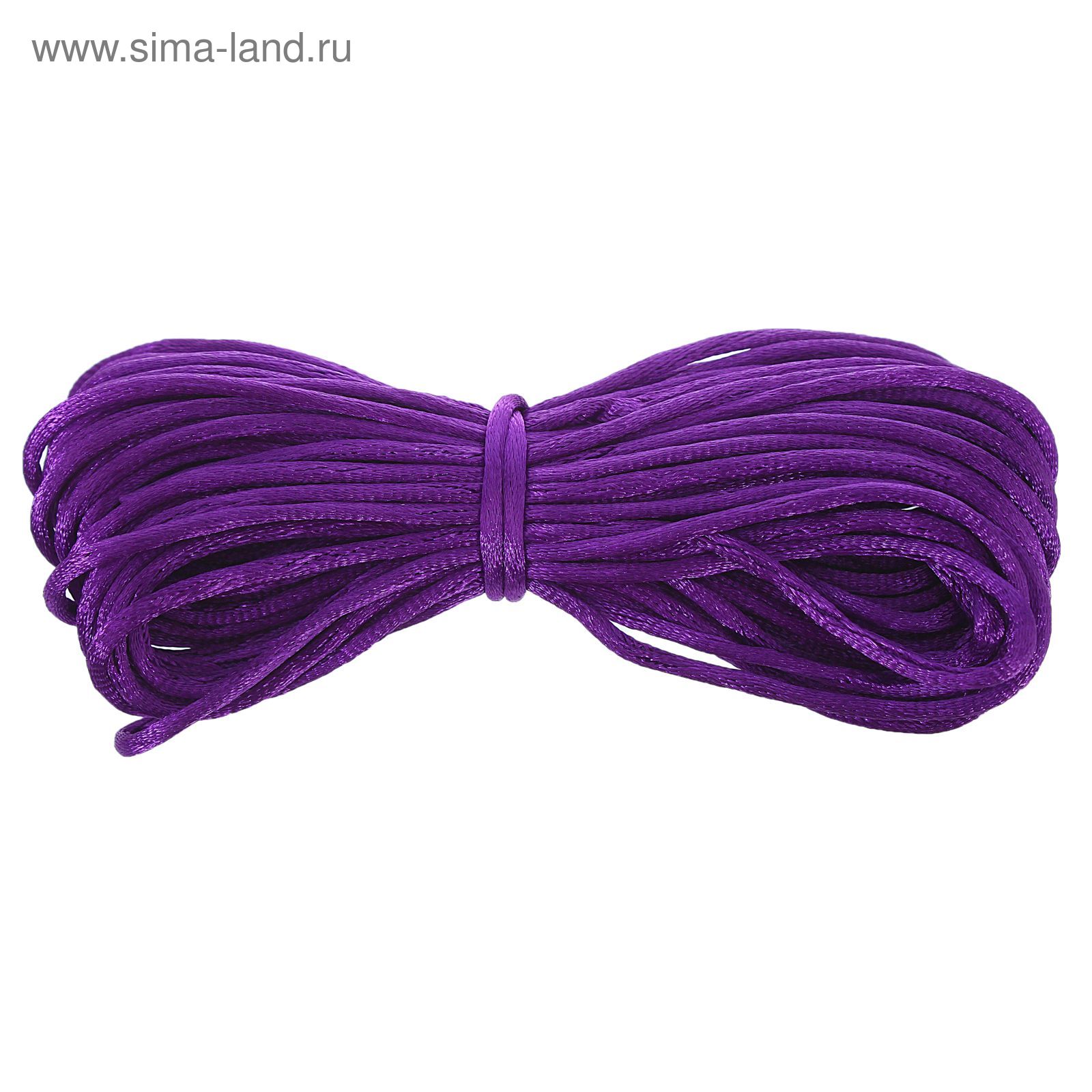 Нить для плетения, d=3мм, 10±1м, цвет №42 сливовый арт.1280026 в ...