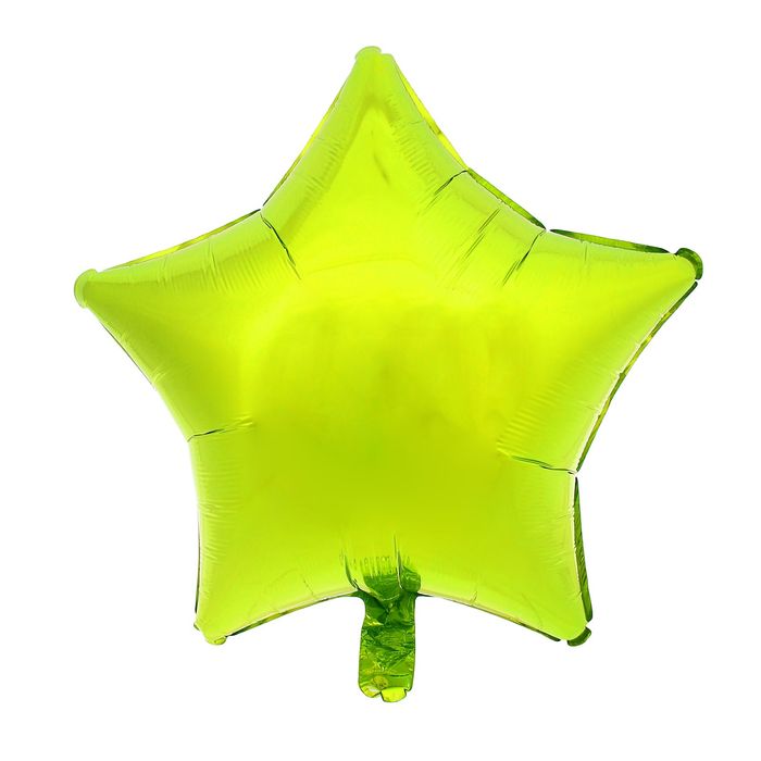 Шар фольгированный &quot;Звезда&quot; 19&quot;, металл, LimeGreen