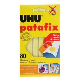 Клеящие подушечки UHU Patafic, желтые, 80 штук
