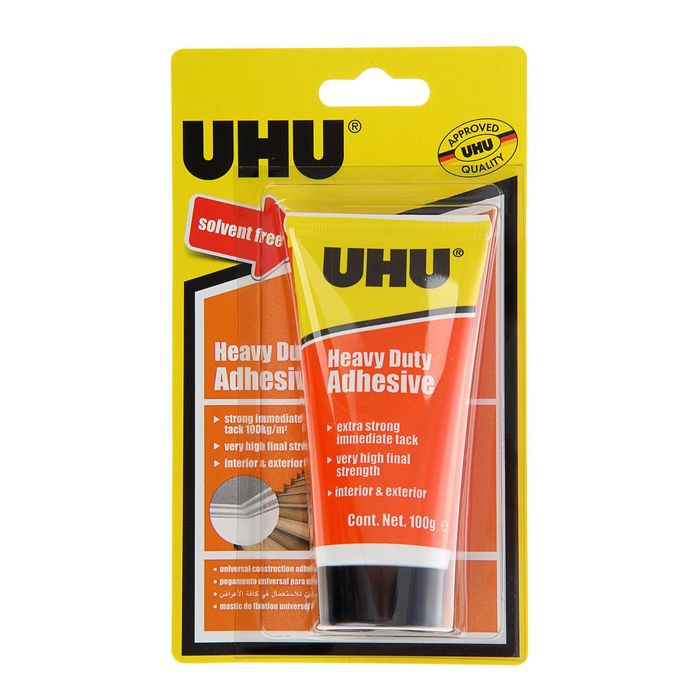 Клей специальный UHU Heavy Duty для наружных работ 100 г, блистер