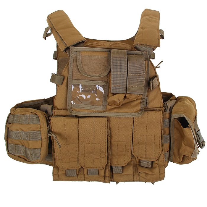 Жилет разгрузочный KINGRIN Tactical vest (Tan) VE-21-T