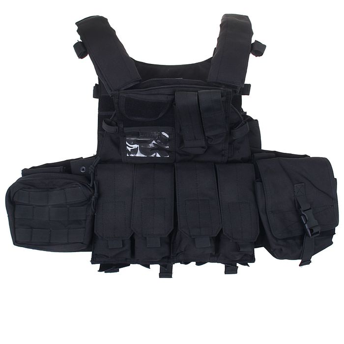 Жилет разгрузочный KINGRIN Tactical vest (Black) VE-21-BK