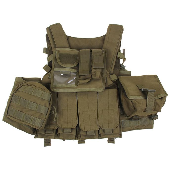 Жилет разгрузочный KINGRIN Tactical vest (OD) VE-21-OD