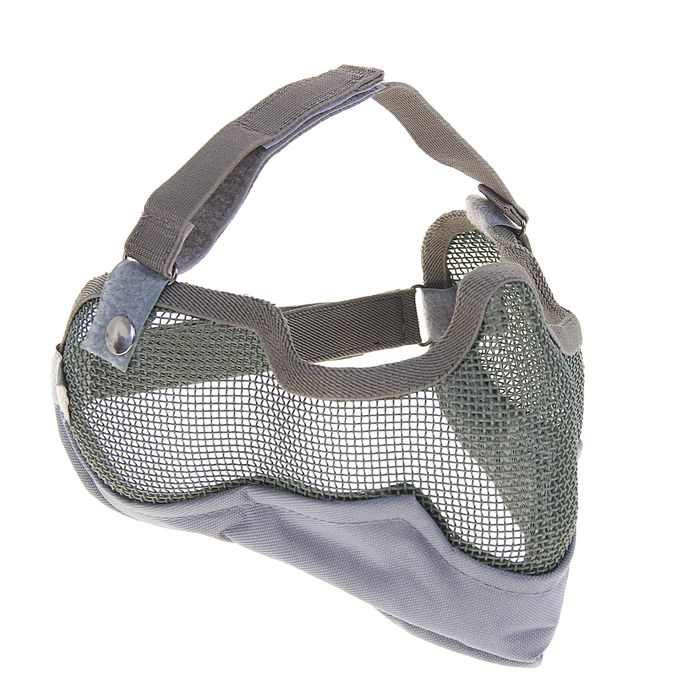 Маска для страйкбола KINGRIN V2 strike metal mesh mask (Grey) MA-10-G