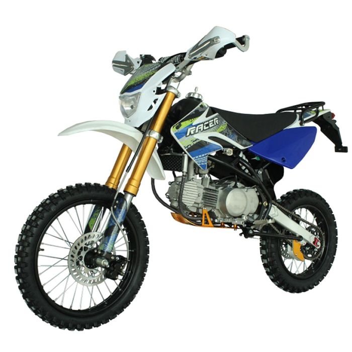Мотоцикл Racer RC160-PM Pitbike, синий
