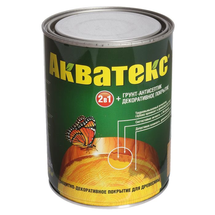 Грунт-антисептик &quot;Акватекс&quot;, дуб, 0,8 л