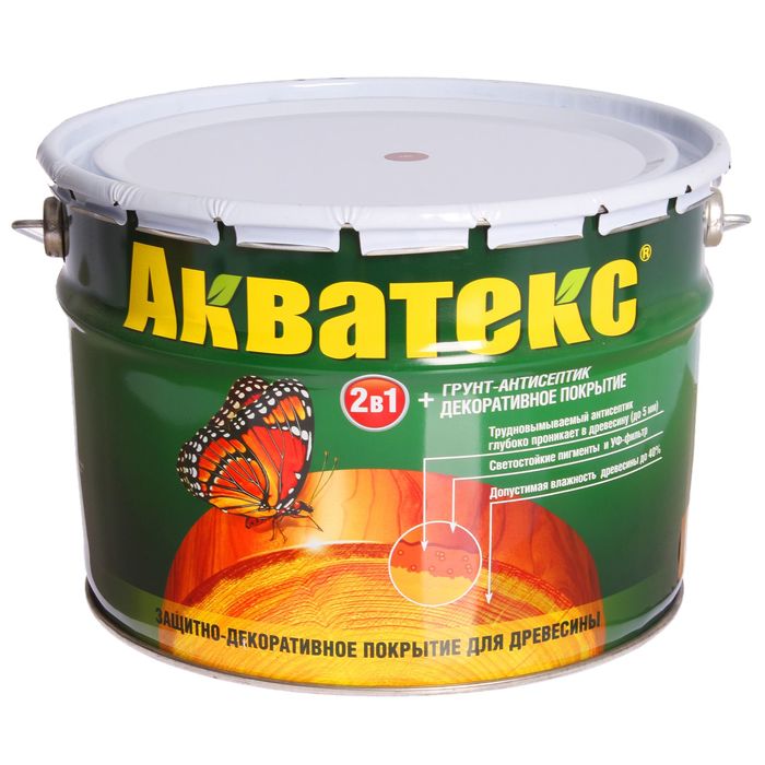 Грунт-антисептик &quot;Акватекс&quot;, тик, 10 л