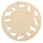 Заготовка для часов "12 Кошек" d=25 см (80848) Заготовка для часов "12 Кошек" d=25 см (80848)