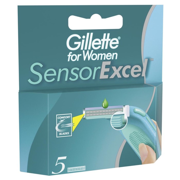 Сменные кассеты для бритья gillette for women sensor excel