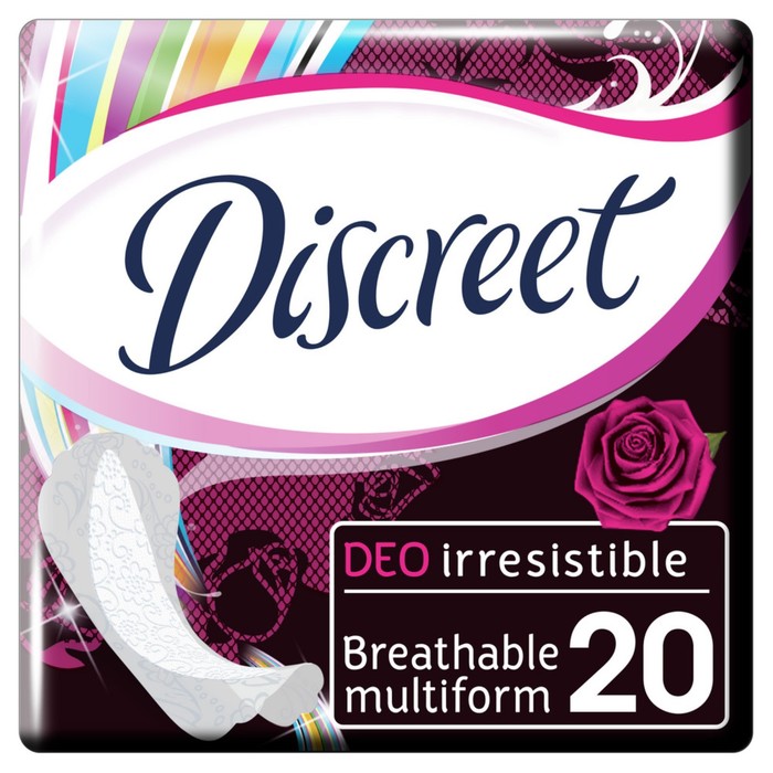 Прокладки ежедневные «Discreet» Deo Irresistible Multiform, 20 шт