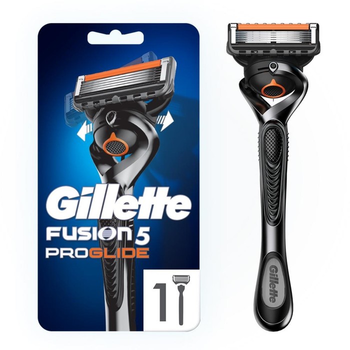 Бритвенный станок Gillette Fusion Proglide Flexball + 1сменная кассета, 5 лезвий