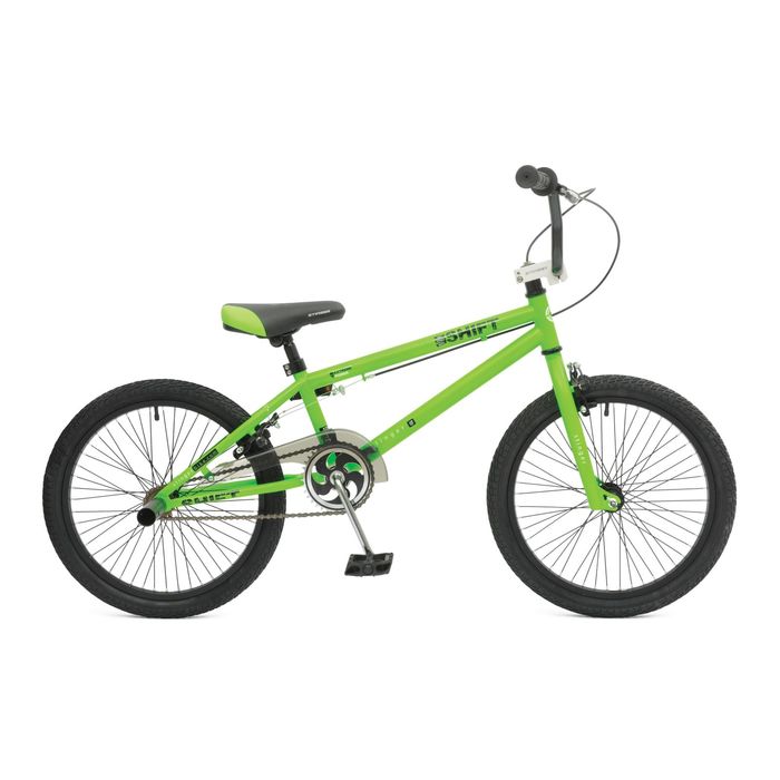 Велосипед 20&quot; Stinger BMX Shift, 2017, цвет зелёный, размер 10&quot;