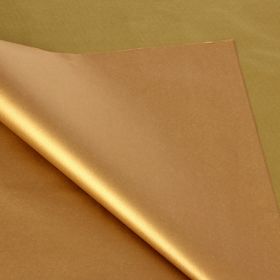 Бумага тишью "Золотисто-бронзовый", 50 х 76 см, 24 шт.