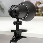 Светильник настольный на прищепке Надежда - 1 мини черный - фото 2307630