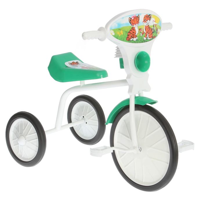 Велосипед трехколесный  &quot;Малыш&quot;  01, цвет зеленый, фасовка: 3шт.