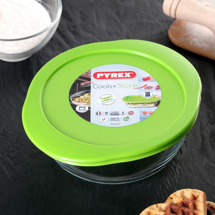 Форма для запекания 20 см Pyrex Cook&amp;Store, 1 л, с крышкой