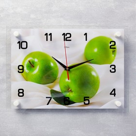 Часы настенные, серия: Кухня, ′Яблоки′, 25х35  см в Донецке