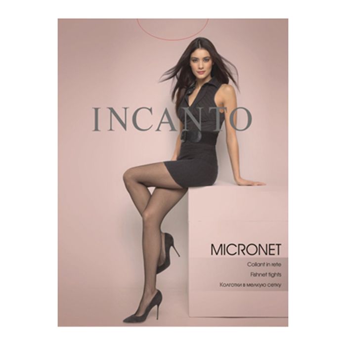 Колготки женские Incanto Micronet Collant сетка, цвет телесный (melon), размер 1/2