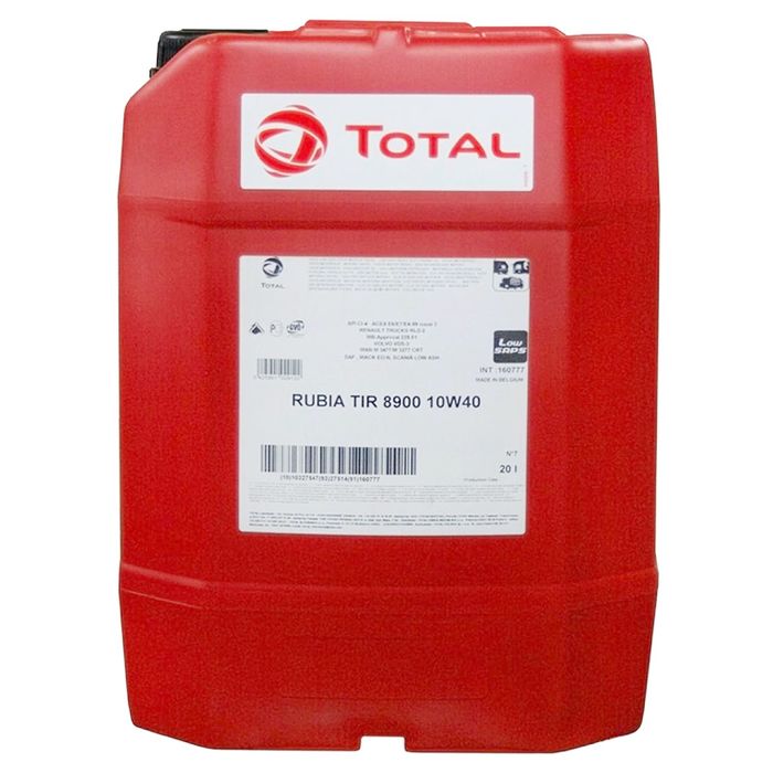 Моторное масло Total RUBIA TIR 8900 10W-40, 20 л