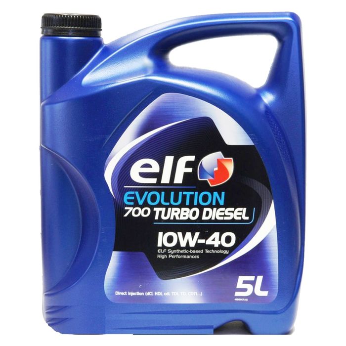 Моторное масло Elf Evolution 700 Turbo D 10W-40, 5 л