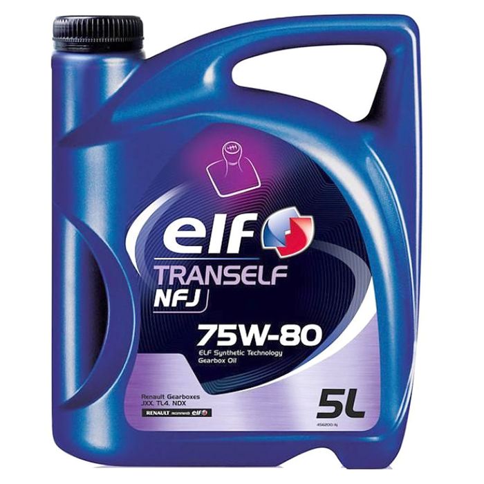 Трансмиссионное масло Elf Tranself NFJ 75W-80, 5 л
