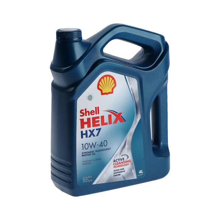 Моторное масло Shell Helix HX 7 10W-40, 4 л