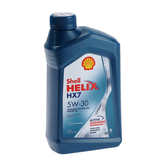 Моторное масло Shell Helix HX 7 5W-30, 1 л