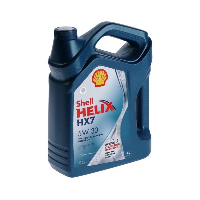 Моторное масло Shell Helix HX 7 5W-30, 4 л