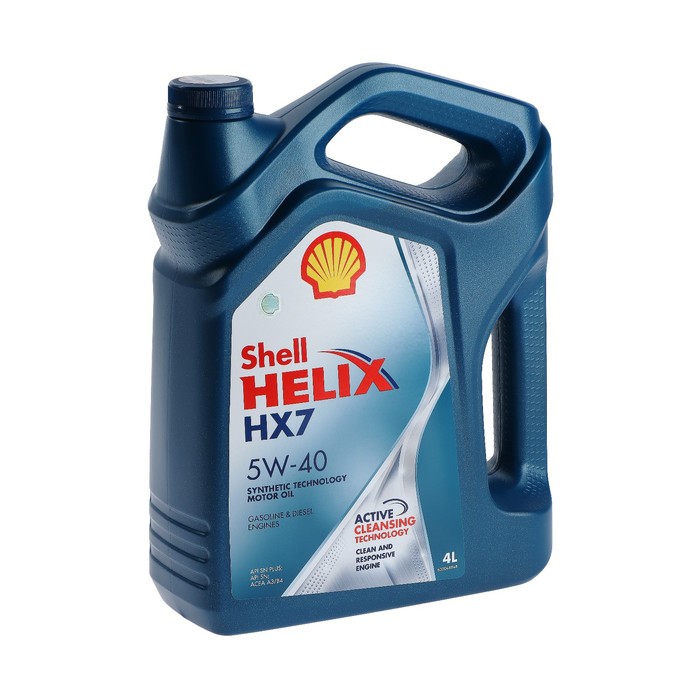 Моторное масло Shell Helix HX 7 5W-40, 4 л