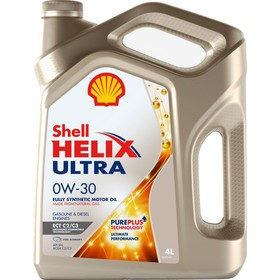 Масло моторное Shell Helix ULTRA ECT 0W-30, 550042353, 4 л 1412267