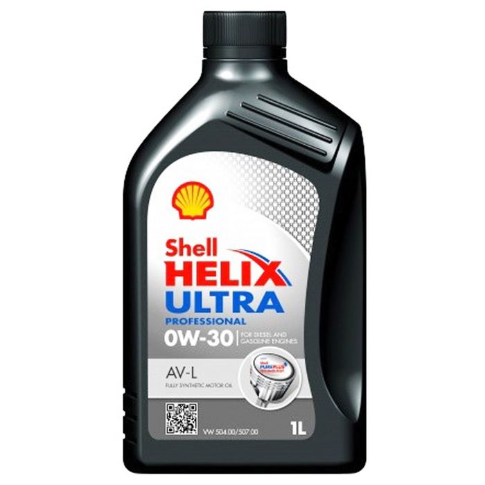  масло Shell Helix Ultra Professional AV-L 0W-30, 1 л  .