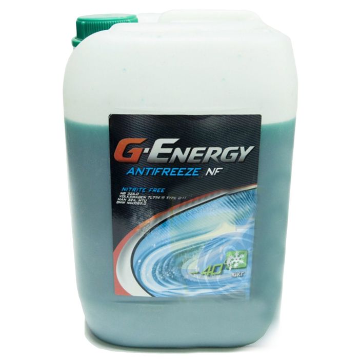 Охлаждающая жидкость G-Energy Antifreeze NF 40 зелёный, 10 кг